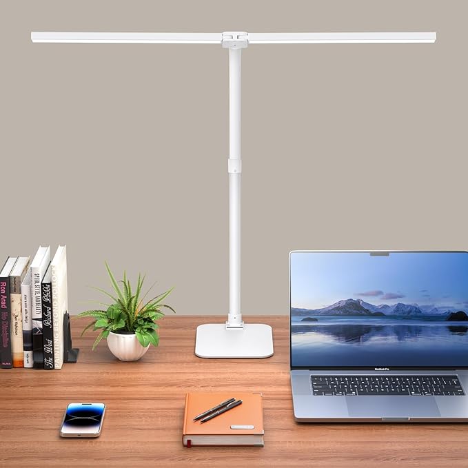 Super Bright Workbench Lamp Desk Flexible Dimmable Desktop Lamp Adjustable Screen Bar LED Desk Lamp for Reading Home Office