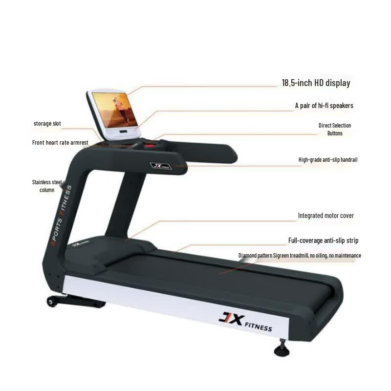 JUNXIA JX-696T Luxury Commercial Smart Treadmill CN plug (adapter included)