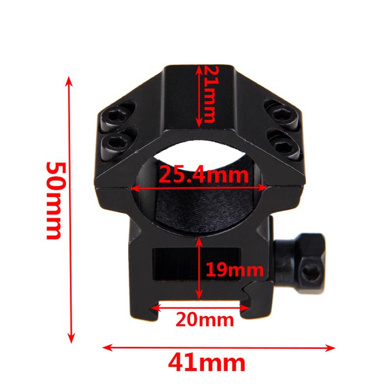 20 мм Крепление/Кольцо Ласточкин хвост для Прицела Винтовки Тактические Крепления на Ствольную Плану для Охоты Фонарик