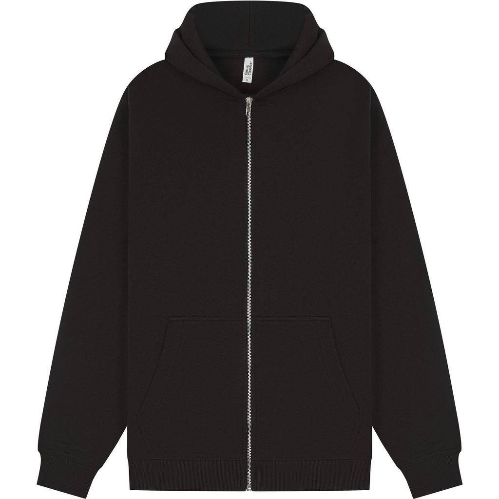 Casual Classics Унисекс толстовка с капюшоном на молнии для взрослых Core из хлопка кольцевого прядения