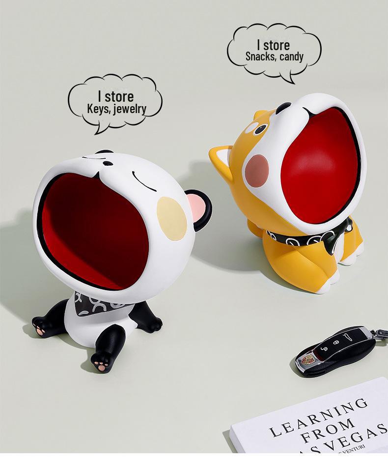 Украшение для рабочего стола «Мультяшный большой рот» — хранилище ключей и домашний декор, подарок на новоселье