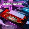 Custom Name Personalized Football team F.C Pattern Mousepad, Laptop PC Desk Mat, Decorative Desk Mat for Home Keyboard Pad Gift