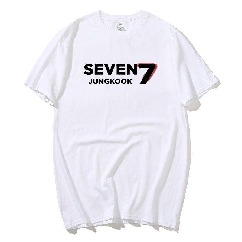 Small Group Seven Surrounding Harajuku Print Fashion Men'S And Women'S T-Shirts, Tops, Short Sleeves