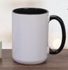 450ML 15oz Big Cup DIY Customized Ceramic Mug Personalized Mugs Coffee Milk Cup Creative Present Cute Gift Print Picture