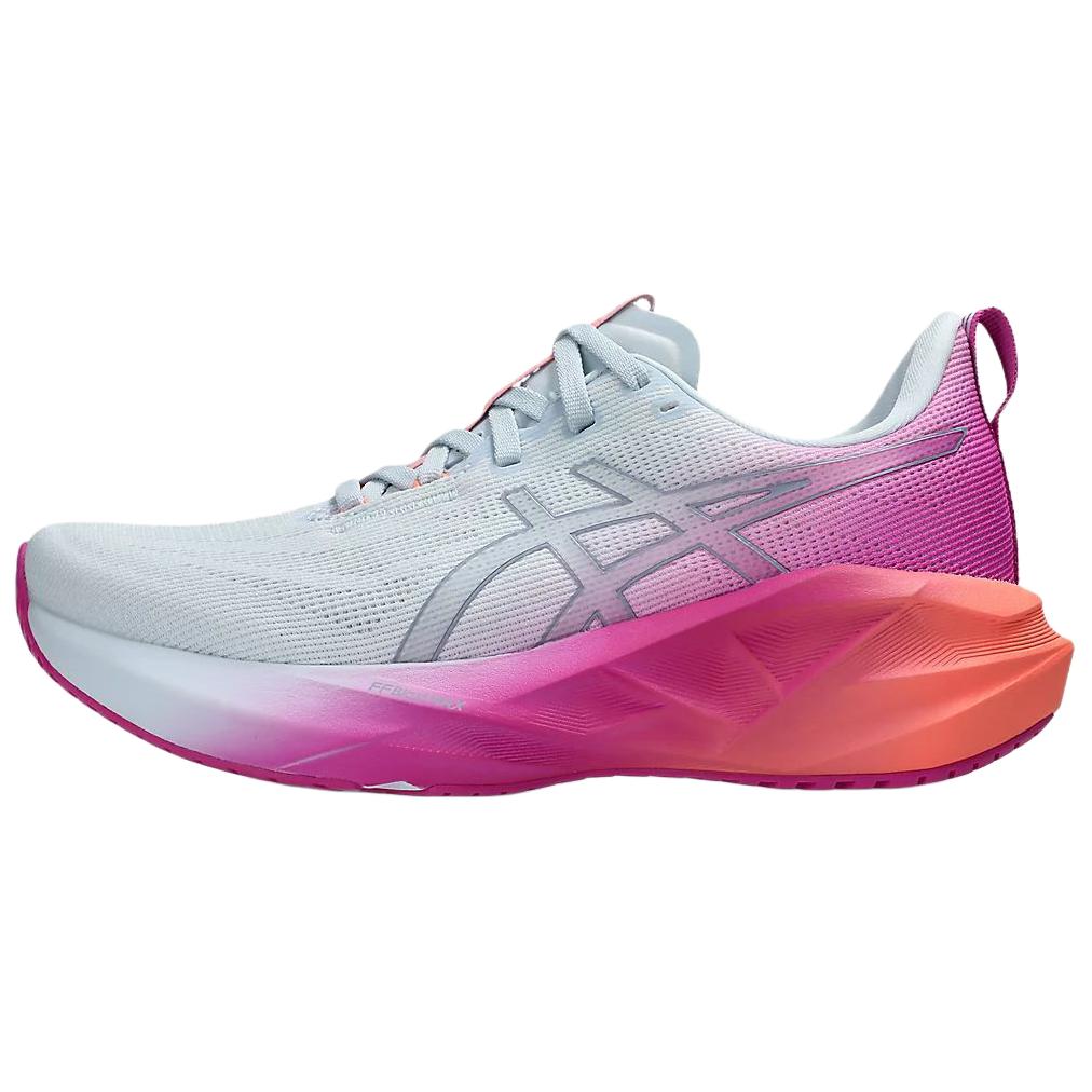 Asics Novablast 5 Удобная посадка Амортизация Дышащие Легкие Отзывчивые Беговые кроссовки Женские Кроссовки Светло-голубые 1012B989-400