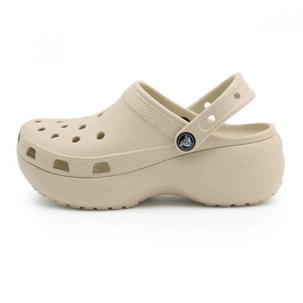 Crocs Классические сабо на платформе Bone женские сандалии Aqua ShoeS