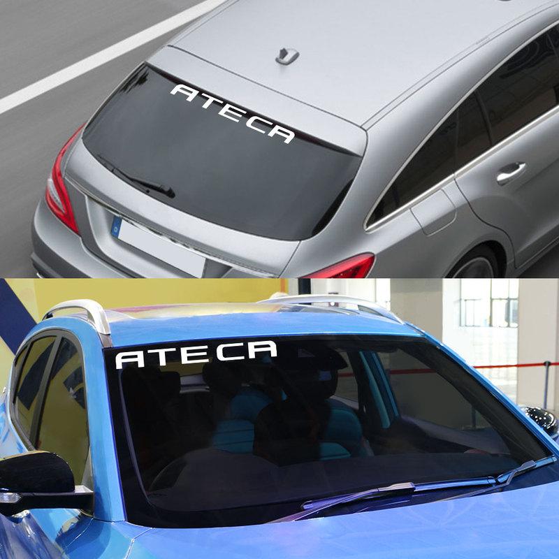 For Seat Ibiza Leon Arona Ateca Altea Arosa Exeo Tarraco Toledo Accessories Car Front And Rear Windshield Stickers and Decals