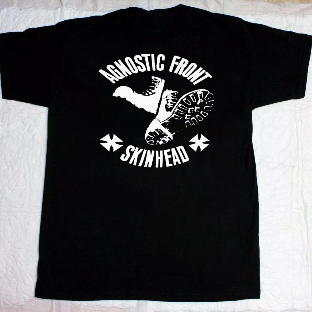Agnostic Front Skinhead Punk Band T Shirt Full Size S-