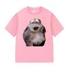 Xing Xing The Monkey Funny Meme T Shirts Men Clothing Fashion Cotton Short Sleeve T-shirt Unisex Retro Harajuku Oversized Tshirt
