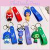 Adorable 2024 Movie Inside Out Keychain With Cute Amy Bobby Dr. Sadness Silicone Keyring For Men And Women