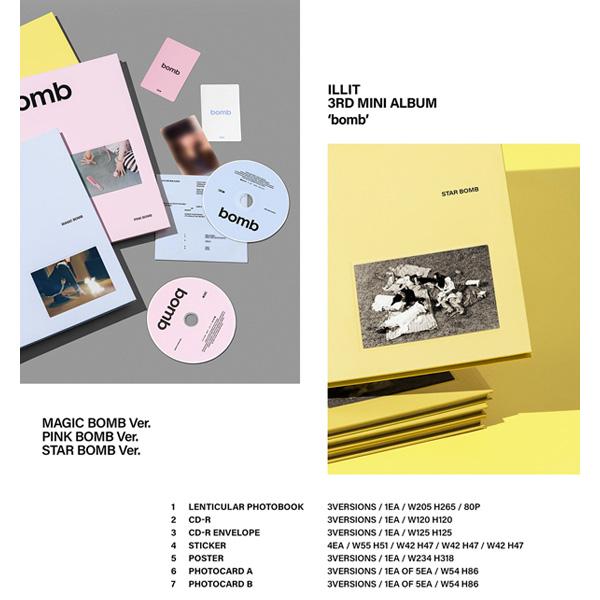 ILLIT 3rd Mini Album [bomb] [Random Version]