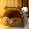Будка для всех сезонов, полностью съемная и моющаяся, плюшевая будка для собак малых и средних размеров, лежанка для кошек, будка для животных, товары для животных