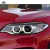 Carbon Fiber Glass Headlight Eyebrows Eyelid Sticker for BMW 2 series coupe 2014 -  F22 F23 218i 220i 228i M235i F87 M2 2Pcs