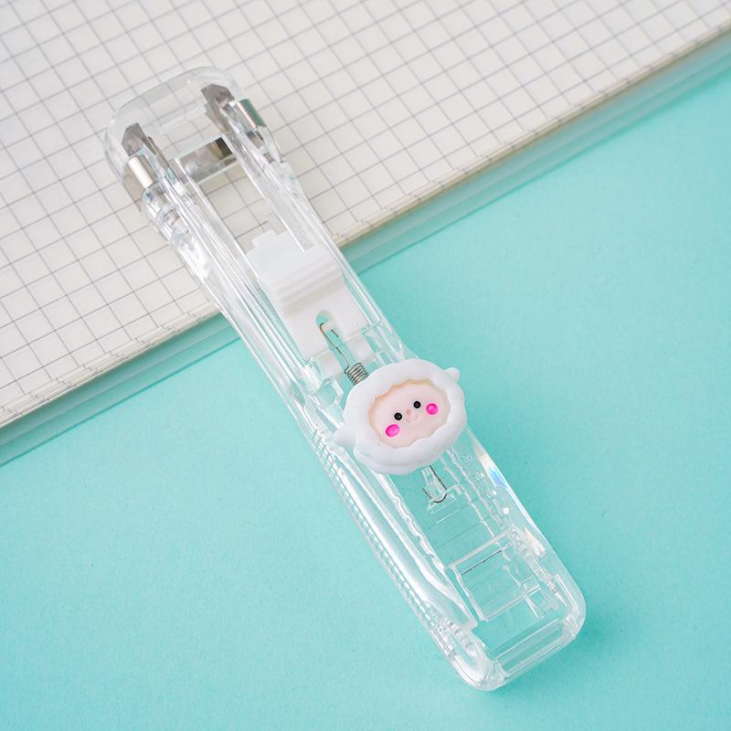 Мультяшный прозрачный бесследный зажим для файлов для организации офисных данных и творческого обучения