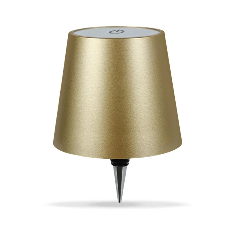 Беспроводная лампа в виде винной бутылки, зарядка Type-C, сенсорное управление, диммируемый светодиодный настольный светильник, ночник для атмосферы бара, кафе