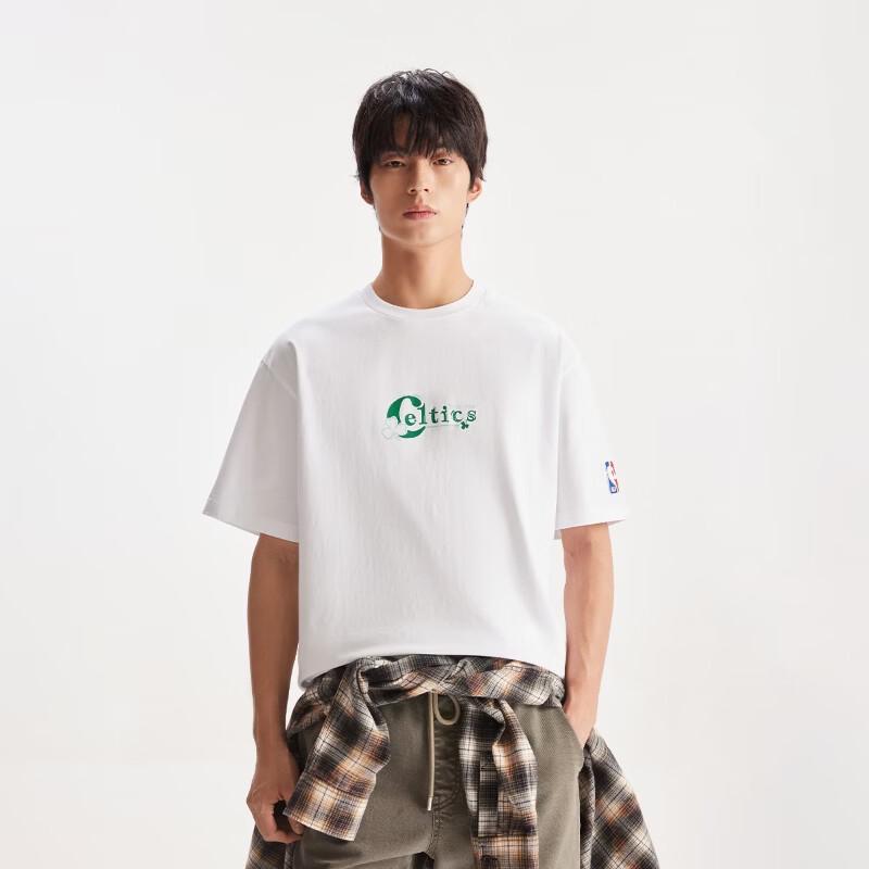 Мужская свободная футболка Jack & Jones NBA Celtics