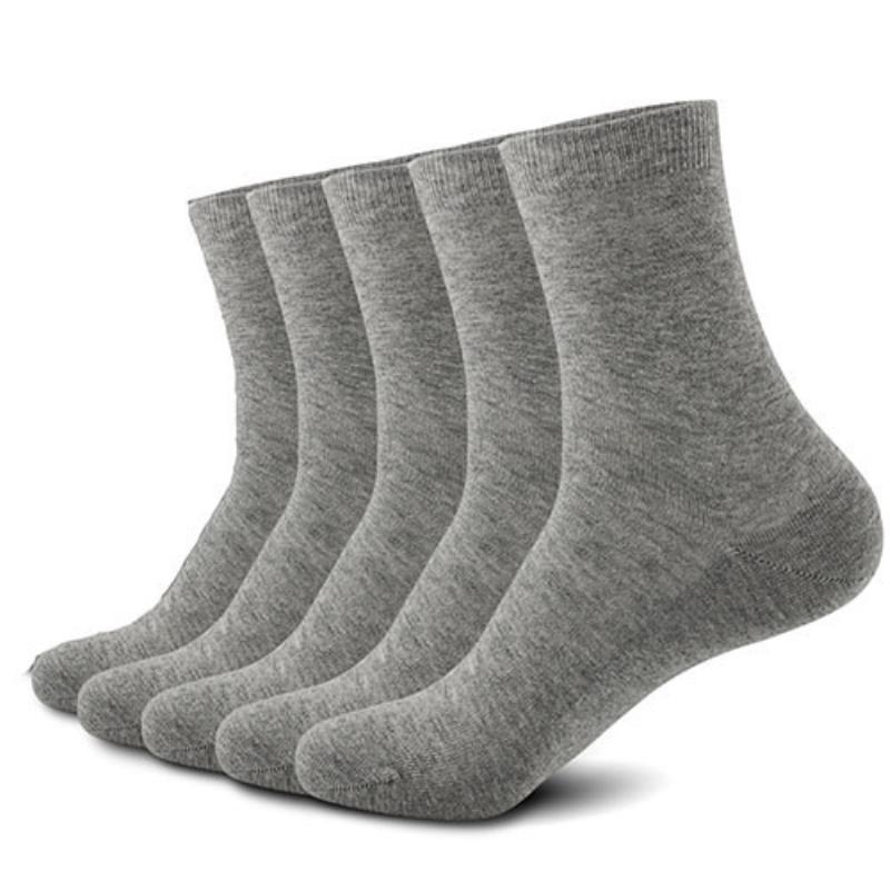 5Pairs/lot Bamboo Socks for Men Breatheable Summer Socks Men Brand Gentleman Business Dress Socks