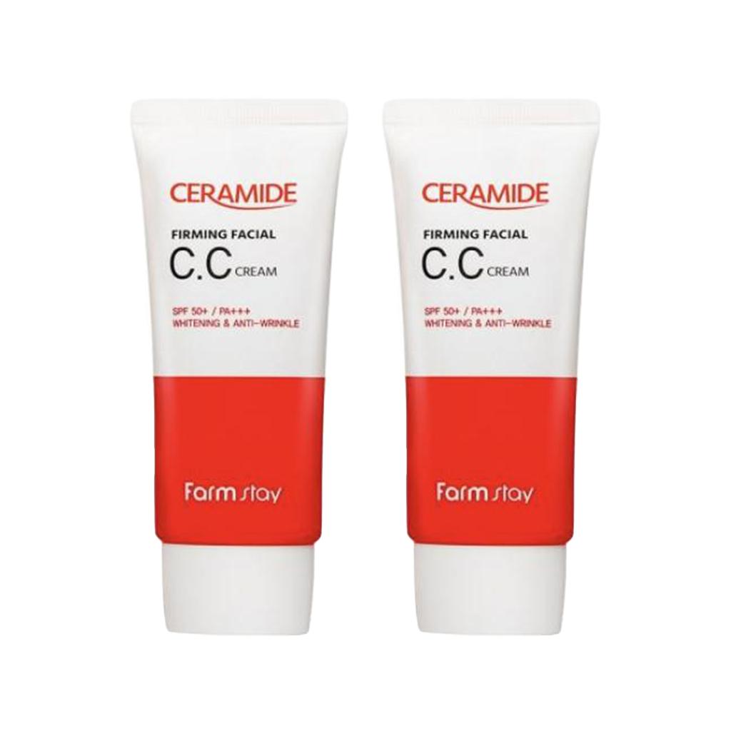 FARM STAY Ceramide Firming Facial CC Cream 50g (3 Options)