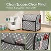 Dustproof Overlock Machine Protective Cover Protective Case for Singer/Brother Home Sewing