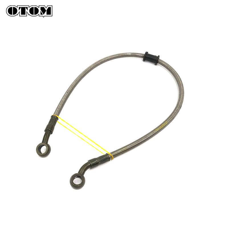 OTOM Braided Brake Hose Motorcycle Dirt Bike Front Rear Brake Line Cable Oil Pipes For HONDA CRF YAMAHA YZF 250 450