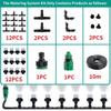 5-30M Automatic Misting Watering Kit Fog Nozzles Irrigation System Garden Spray Head Courtyard Cooling Sprinkler Set 4/7mm Hose