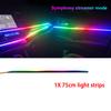 Для 18 в 1 Symphony RGB LED 110см Ленты Автомобильная Атмосферная Световая Панель Ленты Замена Сломанной Дефектной Запасная Атмосферная 12В