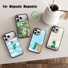 C-Cute Jo-gu-man Динозавры Чехол для телефона Для iPhone17,16,15,14,13,12,11 Plus,Pro Магнитный Для Magsafe Беспроводная зарядка