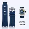 Ремешок для часов Audemars и Piguet Royal Oak Ремешок Оригинальный AP 15710 26470 Силиконовый Резиновый Спортивный Ремешок для Часов 28 мм 30 мм аксессуар