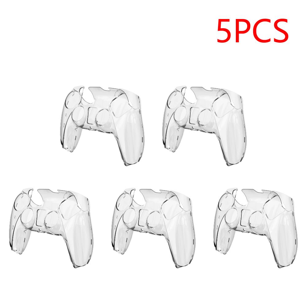 Прозрачный чехол-защита Skin для контроллера PS5 Прозрачная поликарбонатная крышка Skin для аксессуаров контроллера PlayStation 5