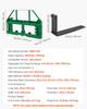 Skid Steer Pallet Forks, 1814 kg Rated Load Capacity, Pallet Fork Frame Attachment with 915 mm Pallet Forks Forklift Blades, 50.8 mm Hitch Receiver &