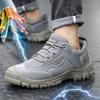 Man Insulation Shoe Anti-impact Anti-puncture Safety Shoe Anti-slip Wear Comfortable Safety Protection 10KV Electrician Sneakers
