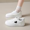 2025 New Women Love Little White Shoes Spring Breathable White Casual Sneakers Woman Designer Shoes Zapatos De Mujer