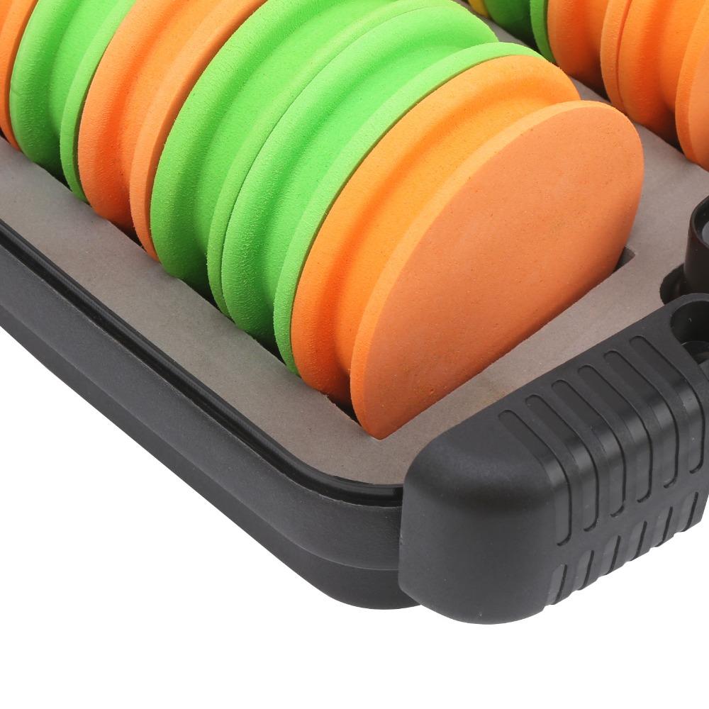 24PCS 65mm Round Fishing Winding Board Mix Color Fishing Spools Fishing Line Spools  Winder Tool