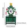 2pcs Christmas Wooden Calendar Ornament Countdown Santa Claus Snowman DIY for Tabletop Ornaments Christmas Decoration 2026