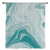 Marble Texture Turquoise Sheer Curtains for Living Room Decoration Window Curtains for Kitchen Tulle Voile Organza Curtains
