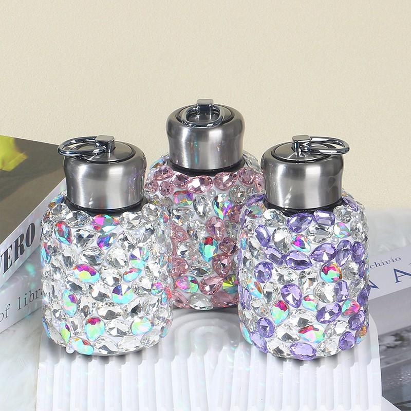 Stainless Steel Vacuum Insulated Travel Mug With Handle Shoulder Strap Large Capacity Leakproof Beverage Cup Office Car