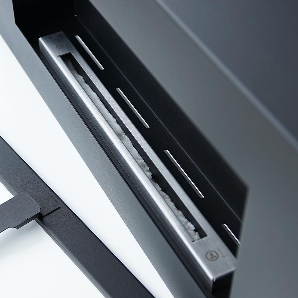 Wall Mounted Bioethanol Fireplace DELTA2 FLAT TÜV Biofuel
