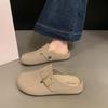 Женские мюли на платформе Birkenstock Весна 2025 – Остроносые шлепанцы без задника с внутренней высотой.