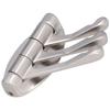 3 Clothes Hook Zinc Alloy Heavy Duty Coat Hook with Round Base for Bedroom Bathroom Closet