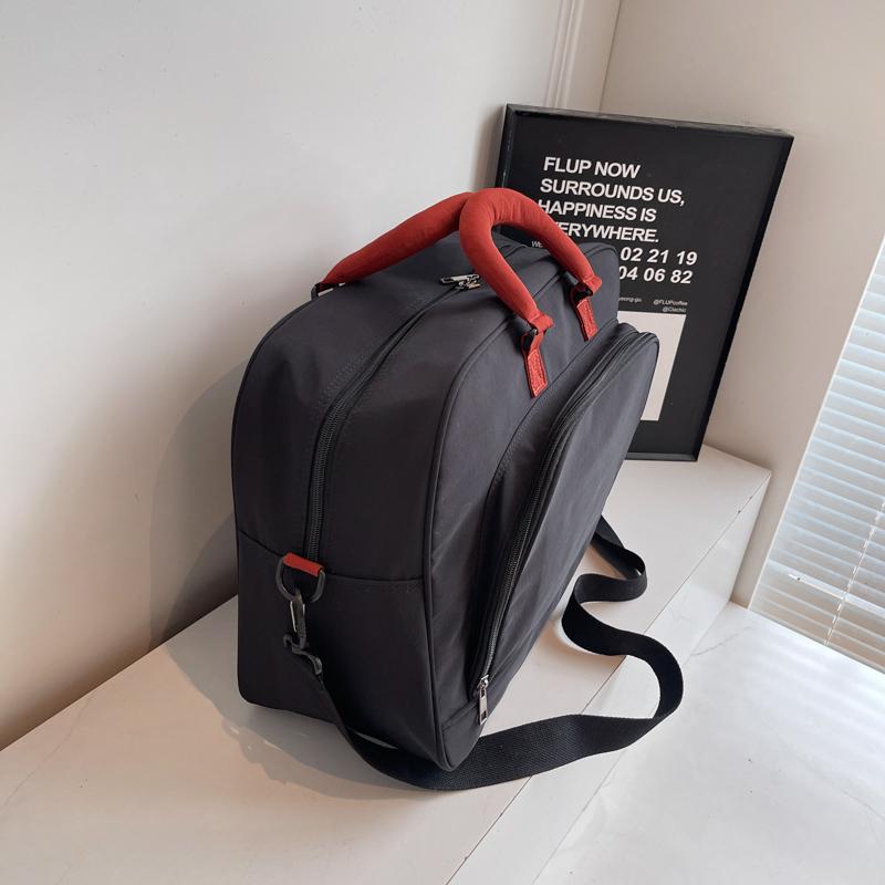 Контрастный цвет Портативная дорожная сумка Мужская и женская спортивная тренировочная фитнес-сумка Дорожная большая вместительная сумка-дафл