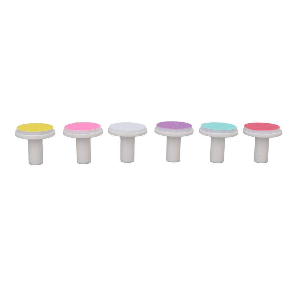 6pcs Baby Nail Trimmer Replacement Pads Professional Electric Nail File Grinding Heads Accessory