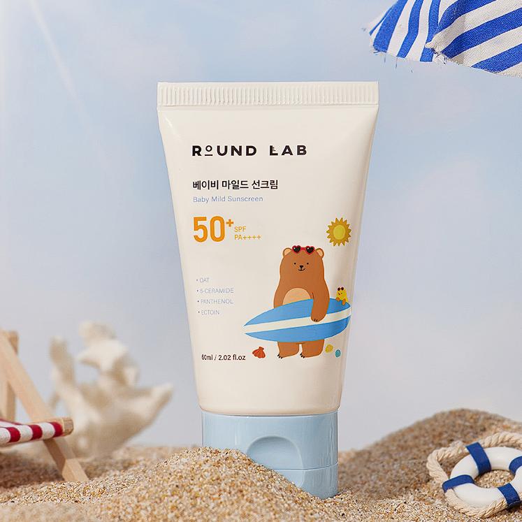 ROUND LAB Baby Mild Sunscreen SPF 50+ PA++++ 60ml
