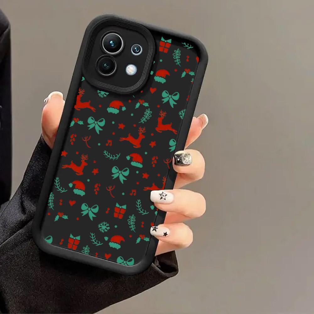 Чехол для телефона с принтом 'С Рождеством' для Xiaomi 17 Pro Max 15T 14T 13T 11Lite Poco X5 X6 X7 F5 F7 M6 M7 Pro 5G Мягкая крышка
