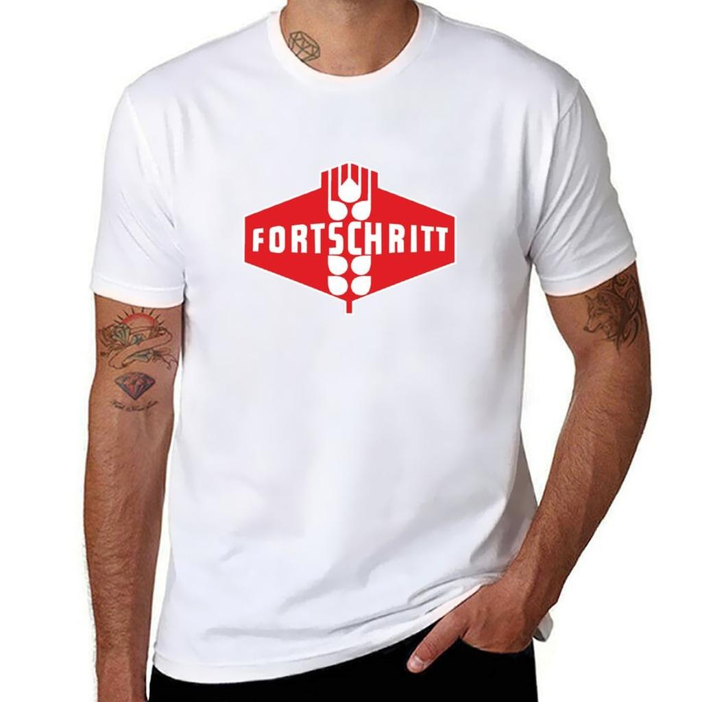 Progress Ddr Agricultural Machinery Tractor Veb Tshirt Uv Protection Outdoor Tee Shirt