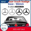 GLB W201 W220 Car For Mercedes Benz AMG 3D ABS silver/Black 9cm 90mm car rear Tail Trunk emblem badge sticker Decals For Mercede LG0