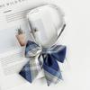 JK Bow Tie for Women, Japanese Uniform Shirt, College Style Student Plaid Tie, Men's Free Ribbon Accessories