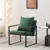 Nordic Italian Light Luxury Wrought Iron Sofa Chair for Small Apartments