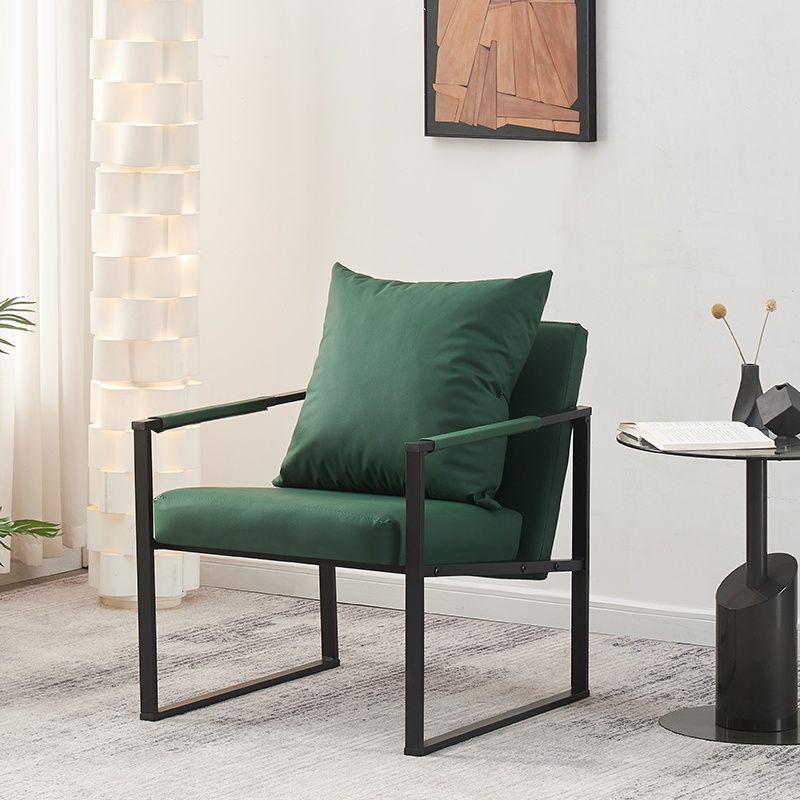 Nordic Italian Light Luxury Wrought Iron Sofa Chair for Small Apartments