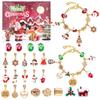2025 Christmas Advent Calender Gift Box Creative DIY Snowman Santa Claus Bracelet Countdown Calendar Box for Girls New Year Gift