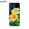 Чехол для Samsung Galaxy M35 M55 Милый Цветок Мягкий Силиконовый Задний Чехол для Coque Samsung M 55 M 35 5G Чехол для Телефона Fundas Чехлы